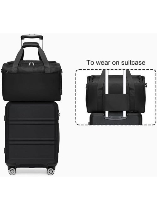 Set de 2 valises - 65x44x25.5 cm abs 4 roulettes serrure tsa - kono - Kiabi Set de 2 valises - 65x44x25.5 cm abs 4 roulettes serrure tsa - kono - Kiabi