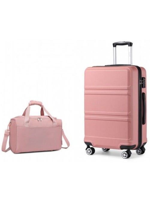 Set de 2 valises - 65x44x25.5 cm rigide 4 roulettes serrure tsa - kono - Kiabi Set de 2 valises - 65x44x25.5 cm rigide 4 roulettes serrure tsa - kono - Kiabi