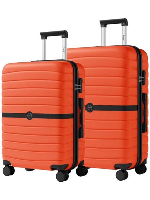 Set de 2 valises - 66/76 cm, rigide abs + pc, 4 roues - kono - Kiabi Set de 2 valises - 66/76 cm, rigide abs + pc, 4 roues - kono - Kiabi