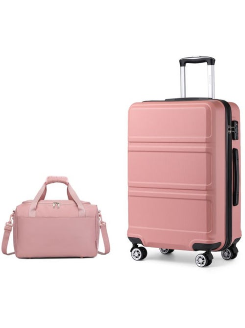 Set de 2 valises - 75x48x30 cm abs 4 roulettes serrure tsa - kono - Kiabi Set de 2 valises - 75x48x30 cm abs 4 roulettes serrure tsa - kono - Kiabi