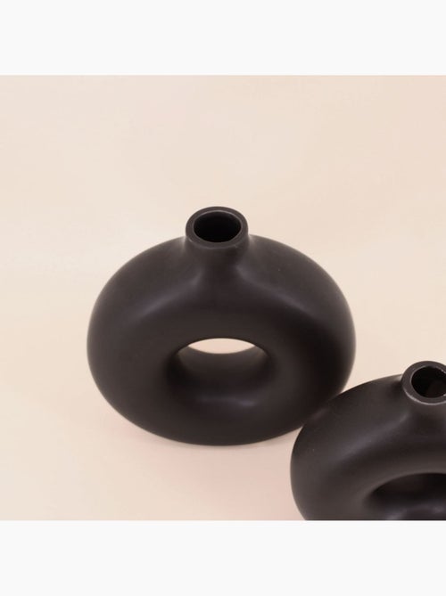 Set de 2 vases donuts en céramique - Kiabi