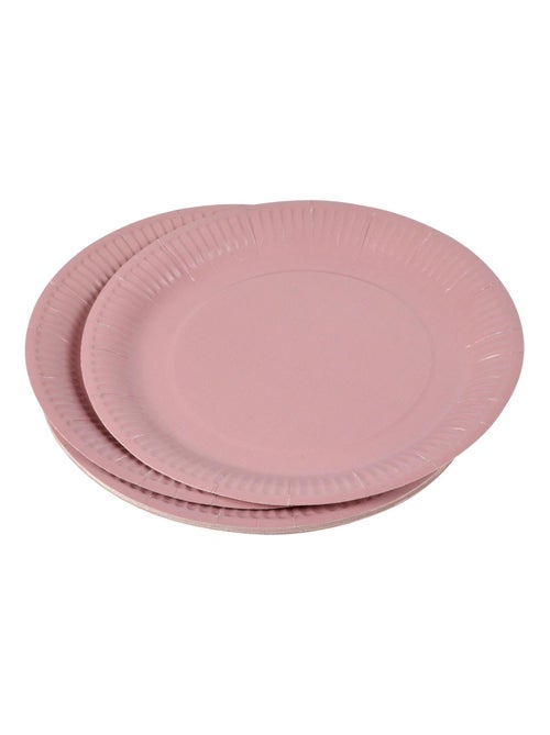 Set de 20 assiettes carton 23 cm Unies - Kiabi