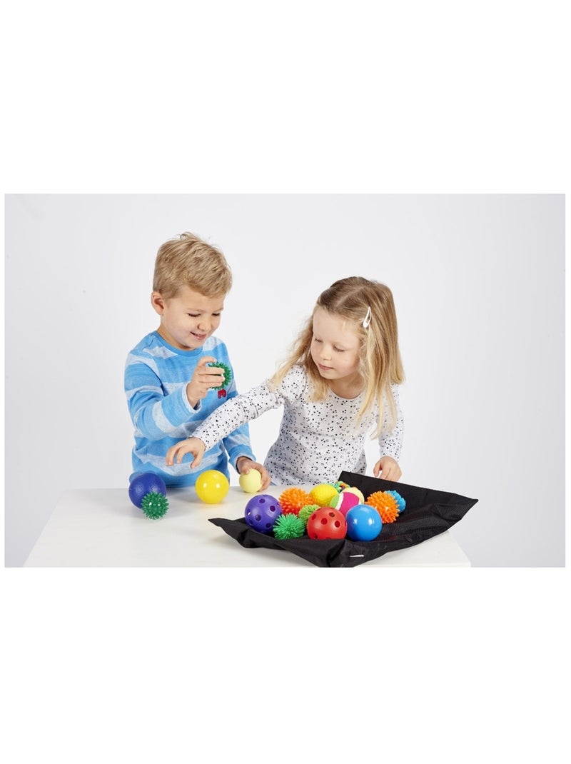 Set de 20 balles sensorielles Noir - Kiabi