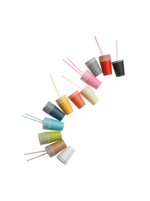 Set de 20 gobelets en carton Gris - Kiabi