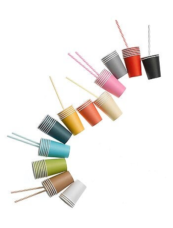 Set de 20 gobelets en carton