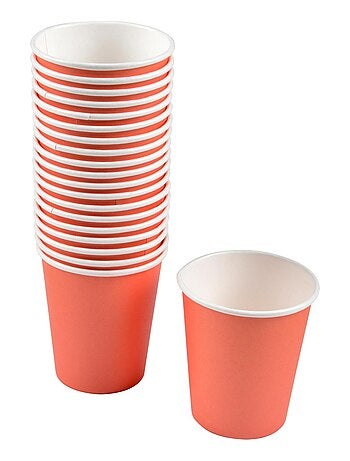 Set de 20 gobelets unis