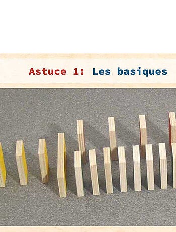 Set de 24 fiches pour Modeles domino 'PESTAS'