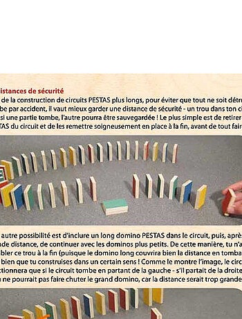 Set de 24 fiches pour Modeles domino 'PESTAS'