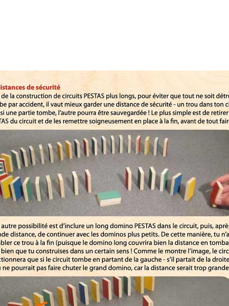 Set de 24 fiches pour Modeles domino 'PESTAS' Jaune - Kiabi