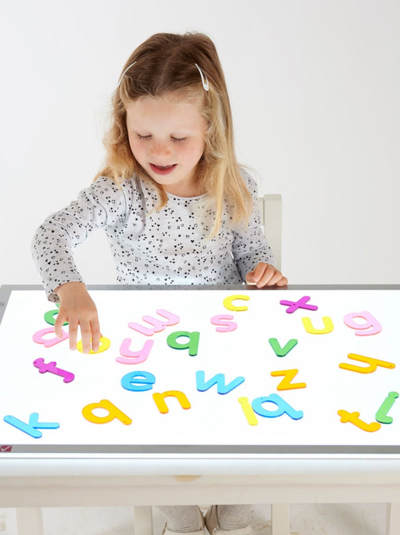 Set de 26 lettres de couleurs translucides Multicolore - Kiabi