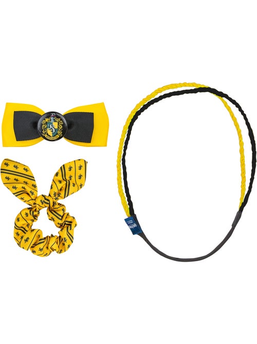 Set de 3 Accessoires Cheveux Poufsouffle Trendy - Harry Potter - Kiabi Set de 3 Accessoires Cheveux Poufsouffle Trendy - Harry Potter - Kiabi