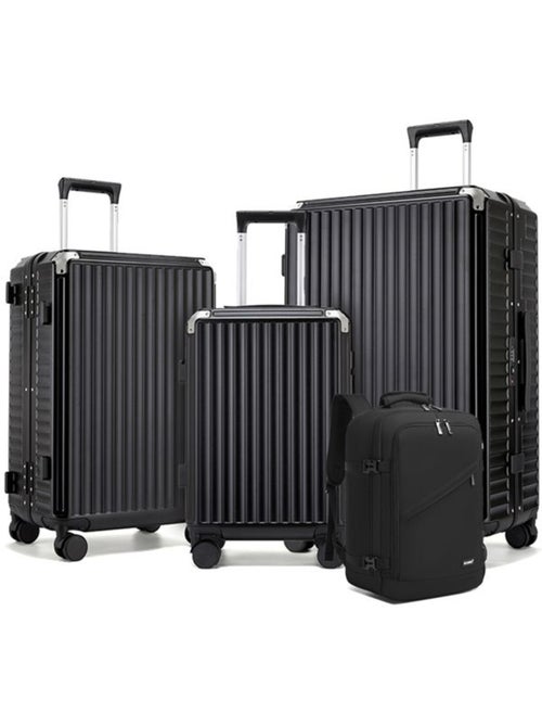 Set de 3 bagages - rigide, polycarbonate, 4 roulettes, serrure tsa - kono - Kiabi Set de 3 bagages - rigide, polycarbonate, 4 roulettes, serrure tsa - kono - Kiabi