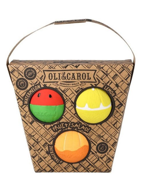 Set de 3 Balles Sensorielles - Salade de fruits - Kiabi