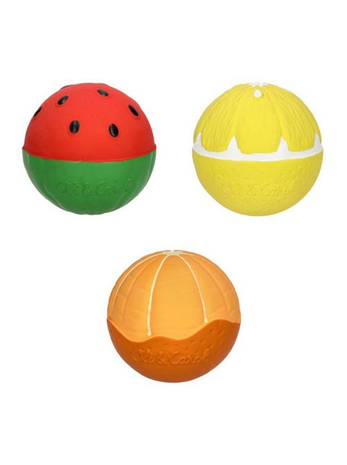 Set de 3 Balles Sensorielles - Salade de fruits - Kiabi