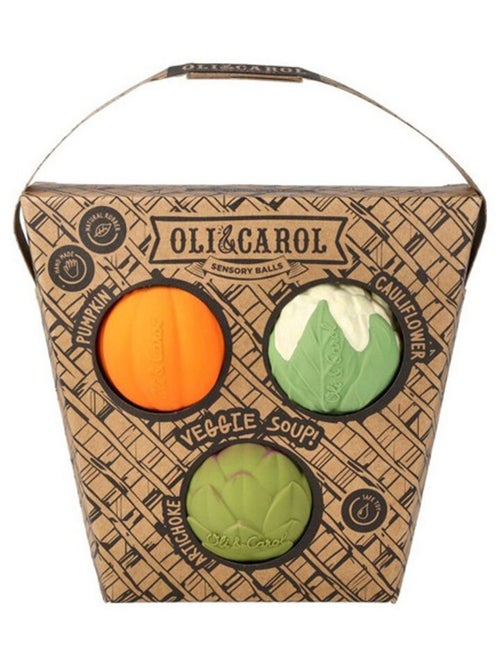 Set de 3 Balles Sensorielles - Veggie Soup - Kiabi