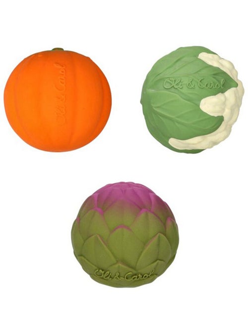Set de 3 Balles Sensorielles - Veggie Soup - Kiabi