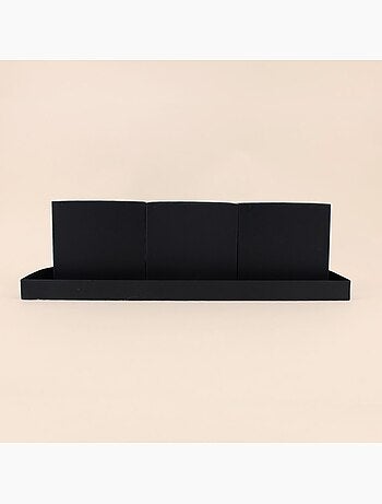 Set de 3 cache-pots sur plateau 49cm