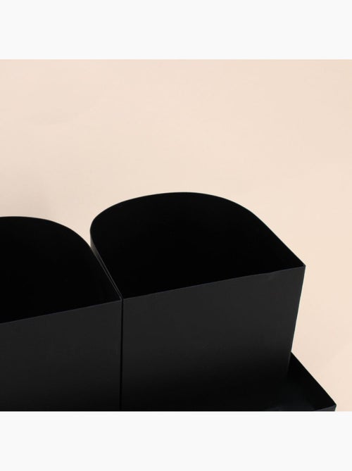 Set de 3 cache-pots sur plateau 49cm - Kiabi