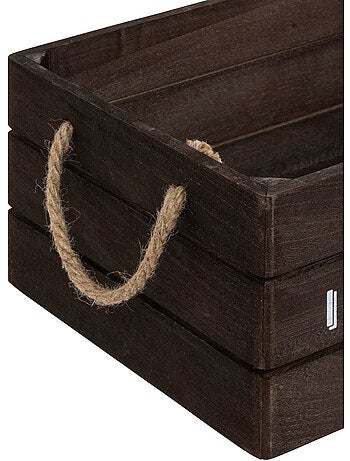 Set de 3 cagettes bois DENYS