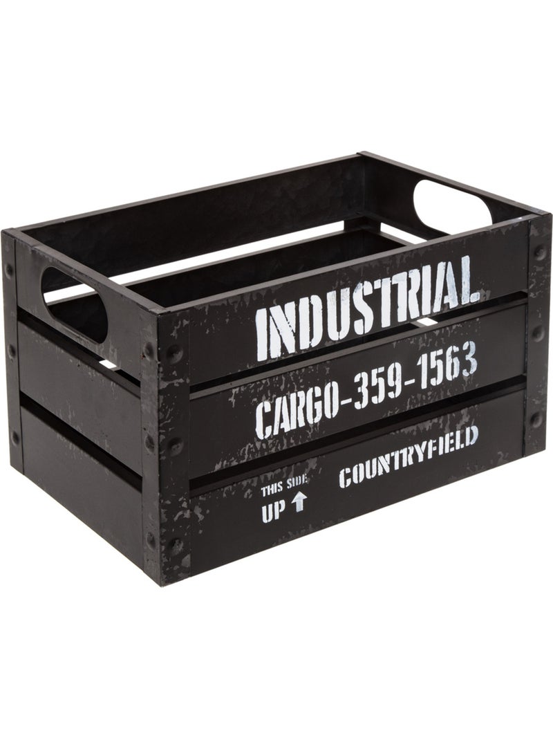 Set de 3 cagettes INDUS Noir - Kiabi