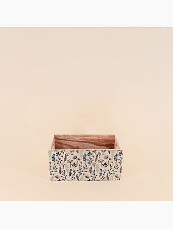 Set de 3 caisses fleuries liberty en bois