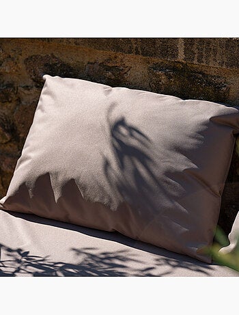 Set de 3 coussins palette extérieur imperméable et déhoussable MINORQUE