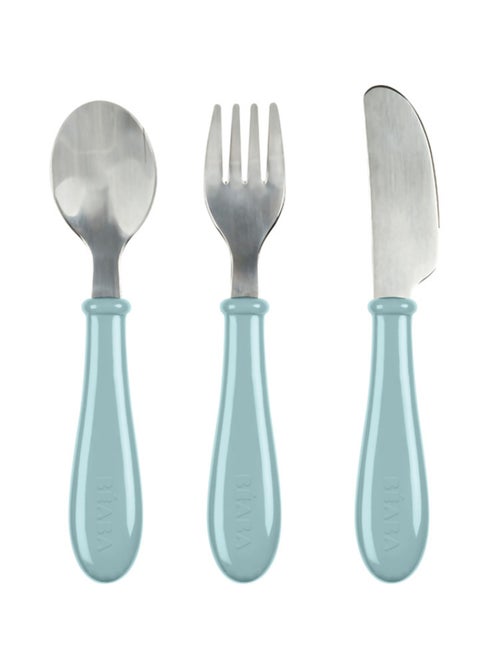 Set de 3 couverts bébé airy green - Kiabi