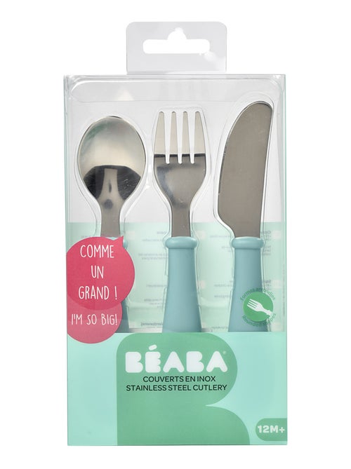Set de 3 couverts bébé airy green - Kiabi
