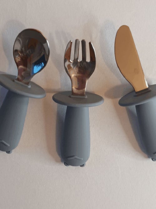 Set de 3 couverts en inox - Kiabi