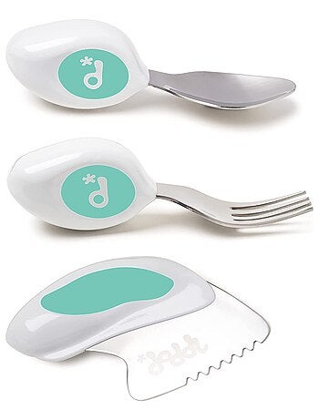 Set de 3 couverts ergonomiques Aqua