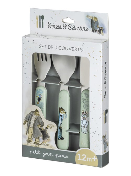Set De 3 Couverts Ernest Et Célestine - Kiabi