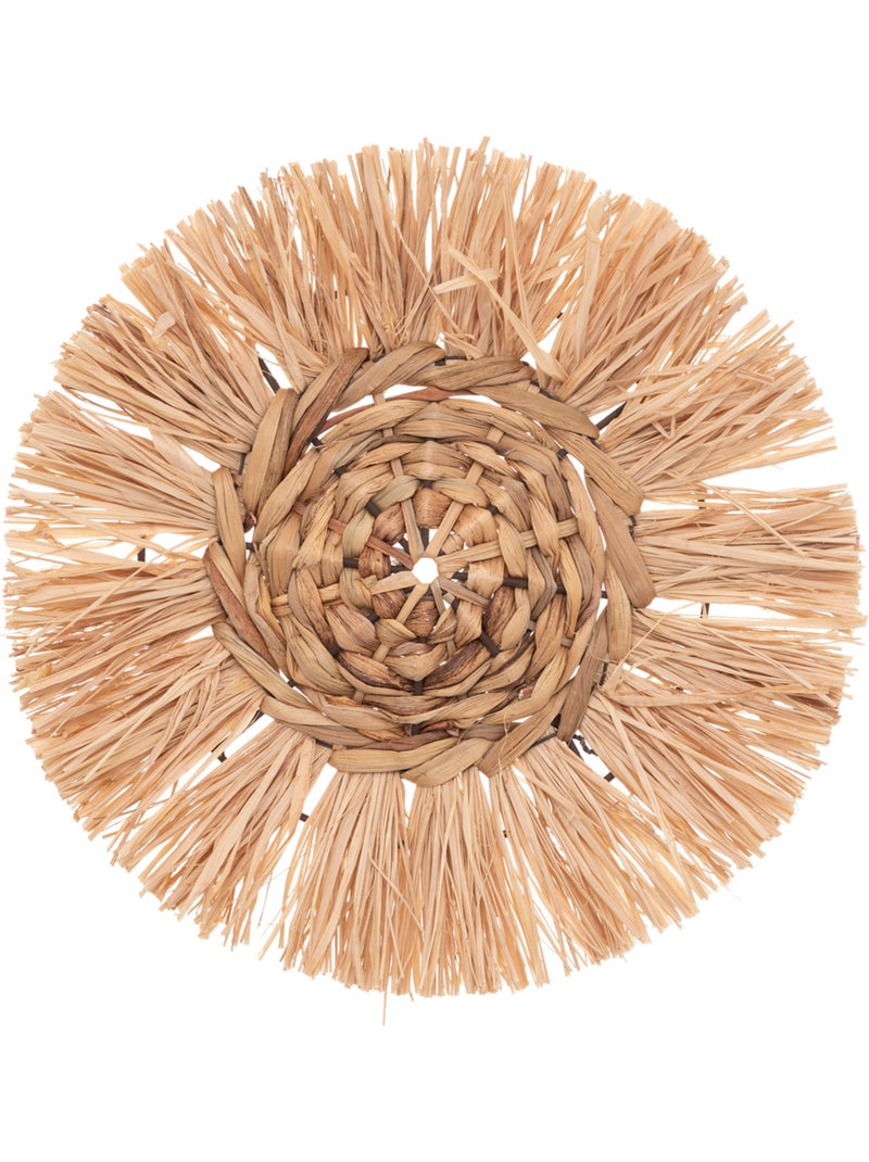 Set de 3 décorations murales en raphia VELINA Beige - Kiabi