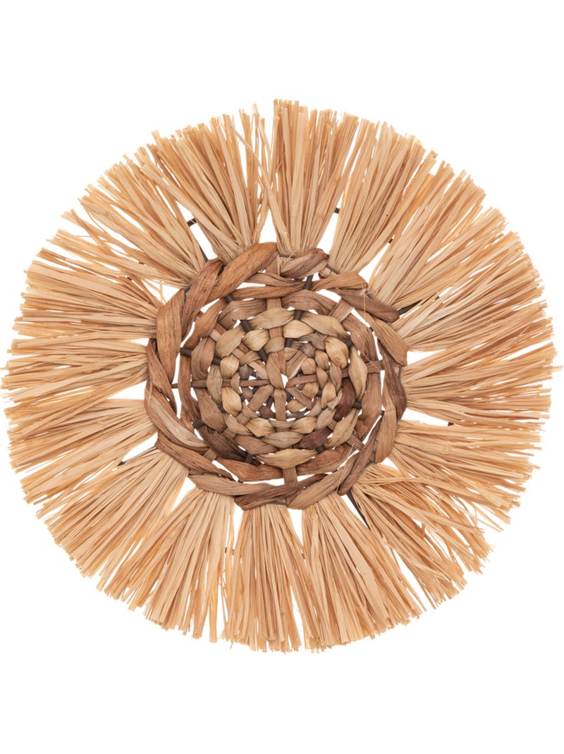 Set de 3 décorations murales en raphia VELINA Beige - Kiabi