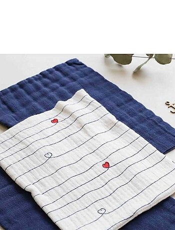 Set de 3 gants de toilette