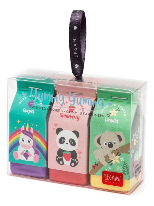 Set De 3 gommes parfumées - Yummy Yummy - Kiabi