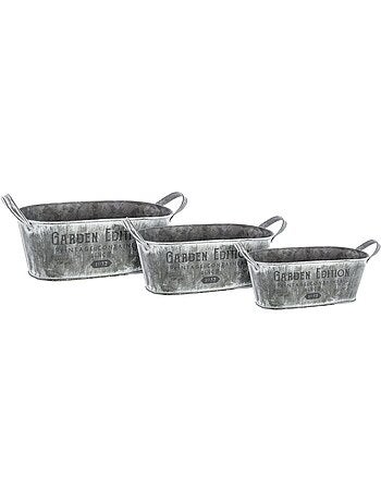 Set de 3 jardinieres COUNTRY