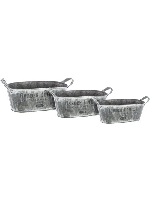 Set de 3 jardinieres COUNTRY - Kiabi Set de 3 jardinieres COUNTRY - Kiabi
