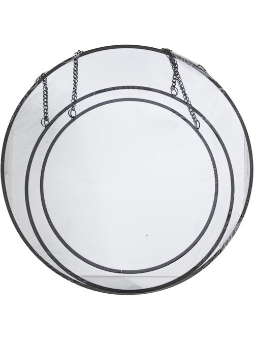Set de 3 miroirs ronds à suspendre en métal LENY - Kiabi