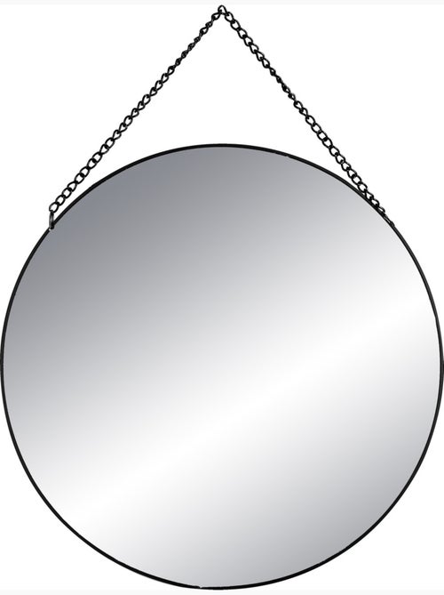 Set de 3 miroirs ronds à suspendre en métal LENY - Kiabi