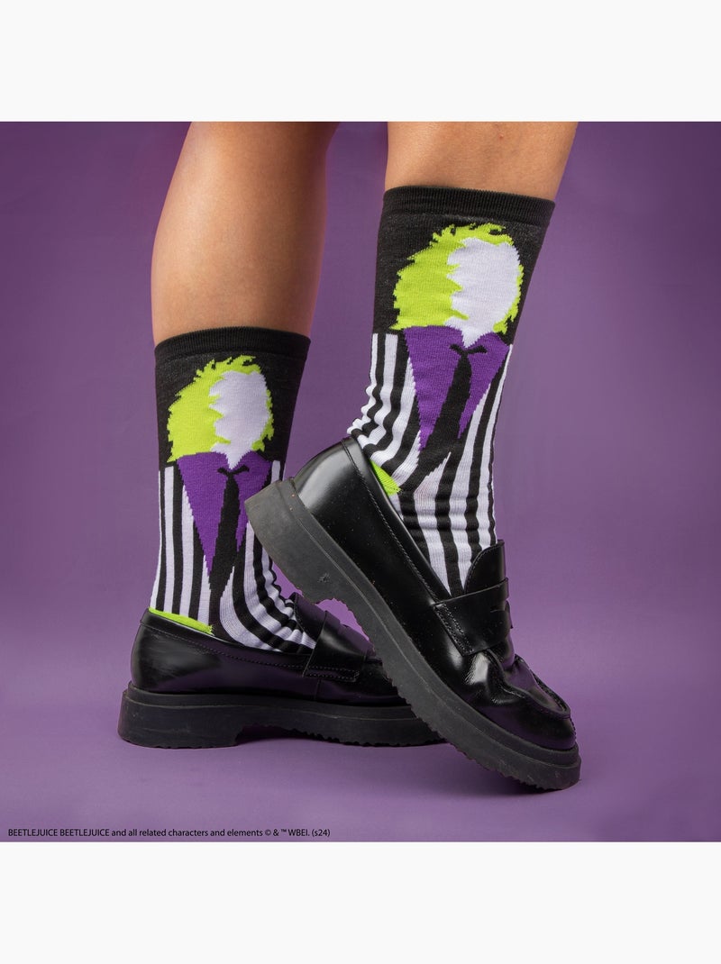 Set de 3 paires de chaussettes beetlejuice - beetlejuice Multicolore - Kiabi