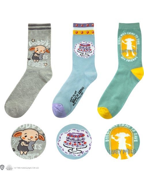 Set de 3 paires de chaussettes dobby - harry potter - Kiabi