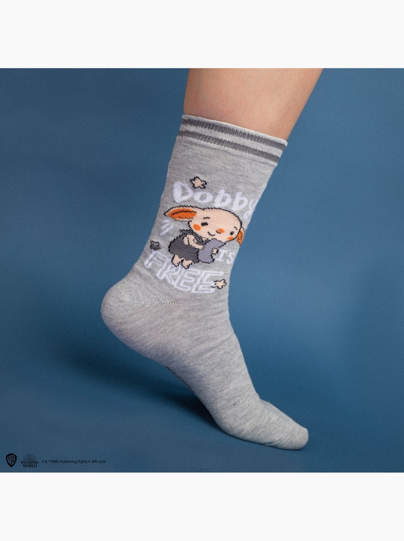 Set de 3 paires de chaussettes dobby - harry potter Multicolore - Kiabi