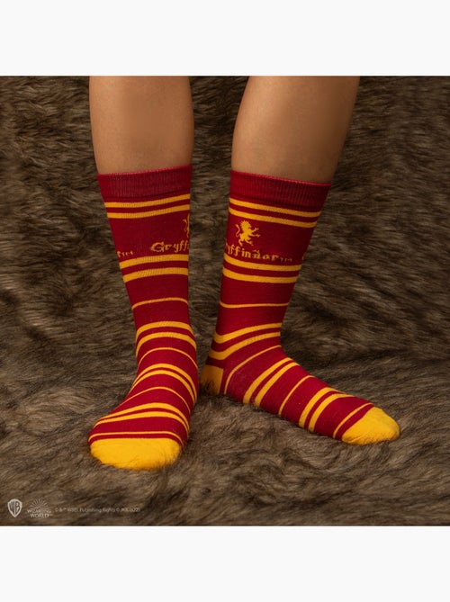 Set de 3 paires de chaussettes gryffondor - harry potter - Kiabi