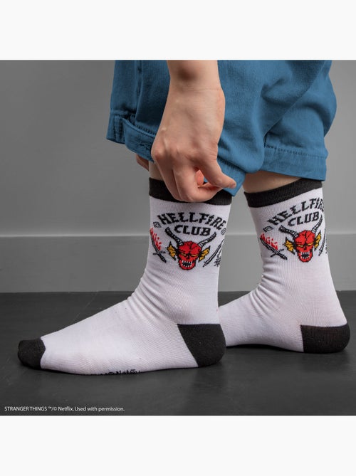 Set de 3 paires de chaussettes hellfire club - stranger things - Kiabi