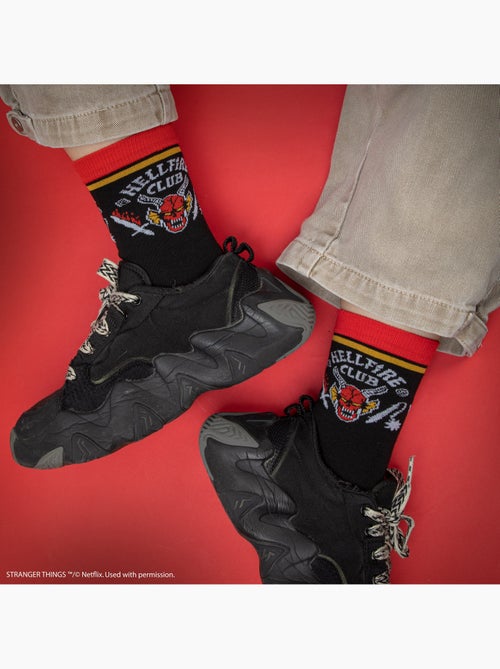 Set de 3 paires de chaussettes hellfire club - stranger things - Kiabi