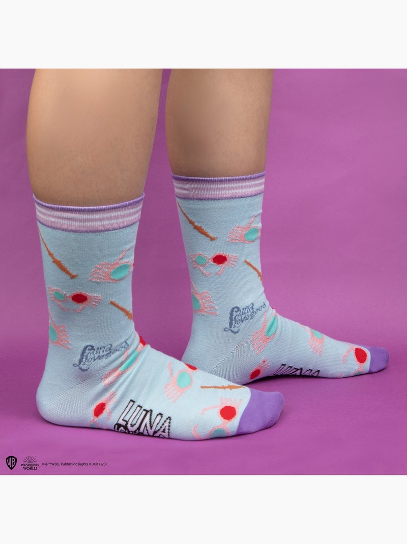 Set de 3 paires de chaussettes luna lovegood - harry potter Multicolore - Kiabi