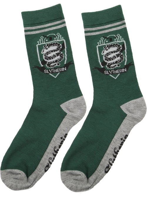 Set de 3 paires de chaussettes serpentard - harry potter - Kiabi