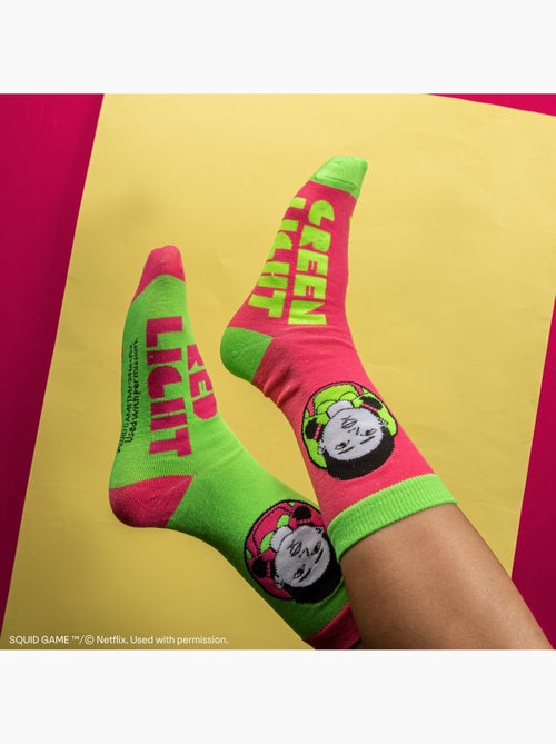Set de 3 paires de chaussettes squid game - squid game - Kiabi
