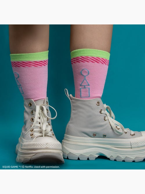 Set de 3 paires de chaussettes squid game - squid game - Kiabi