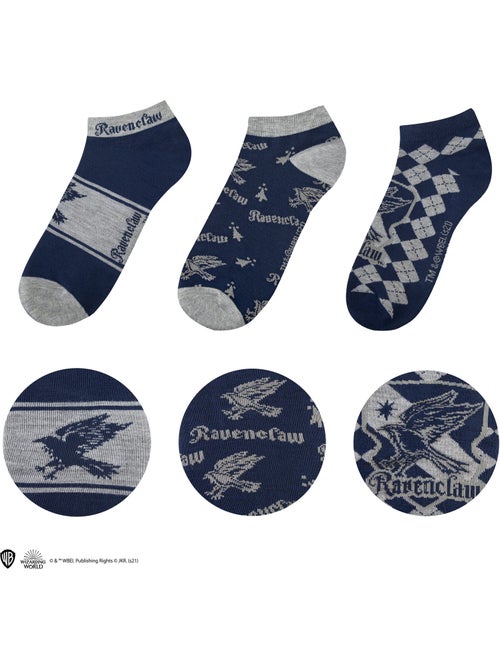 Set de 3 Paires de Socquettes Serdaigle - Harry Potter - Kiabi
